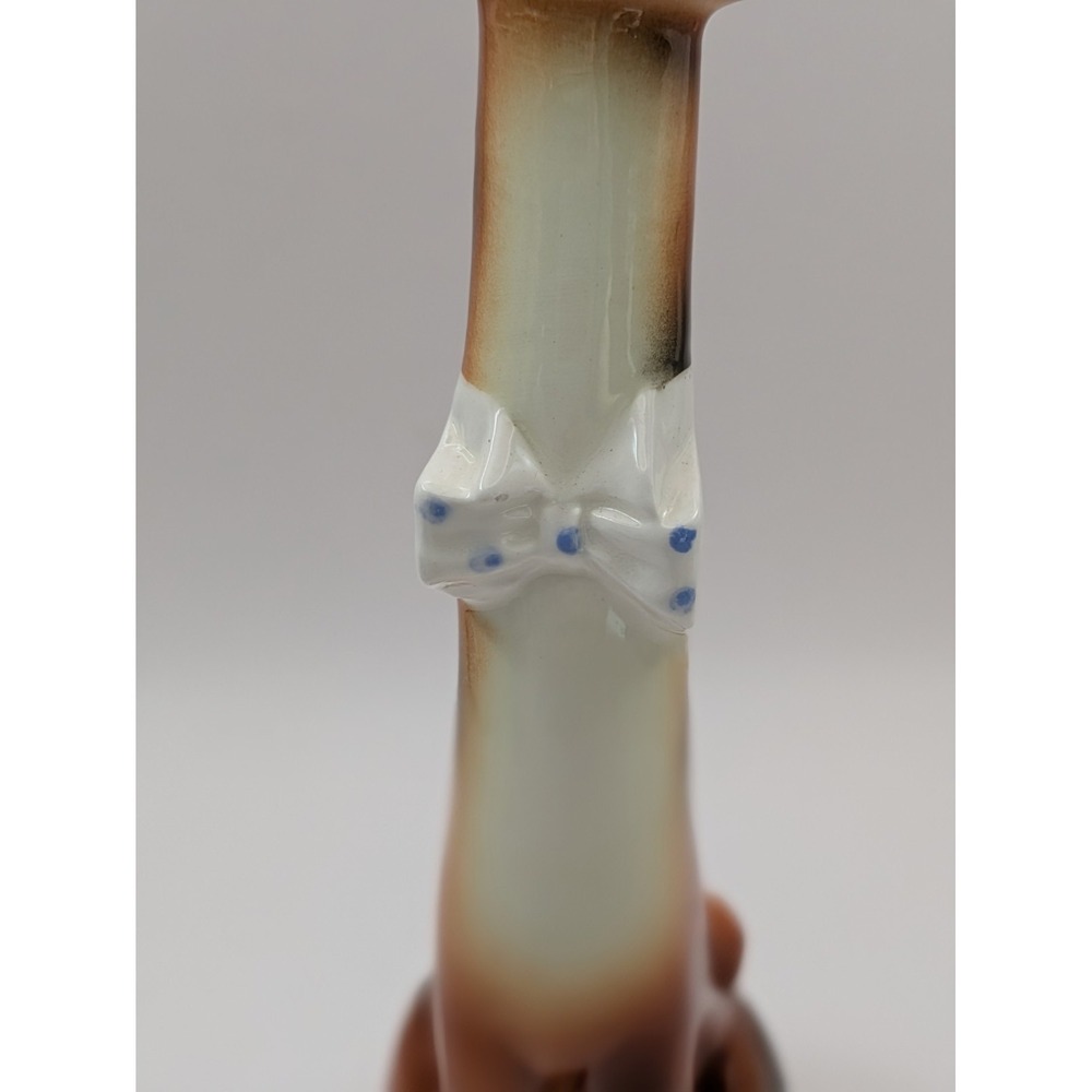 VTG 1956 Napco Tall Long‎ Neck Anthropomorphic Cat Kitten Shaker Salt Pepper - Picture 6 of 11